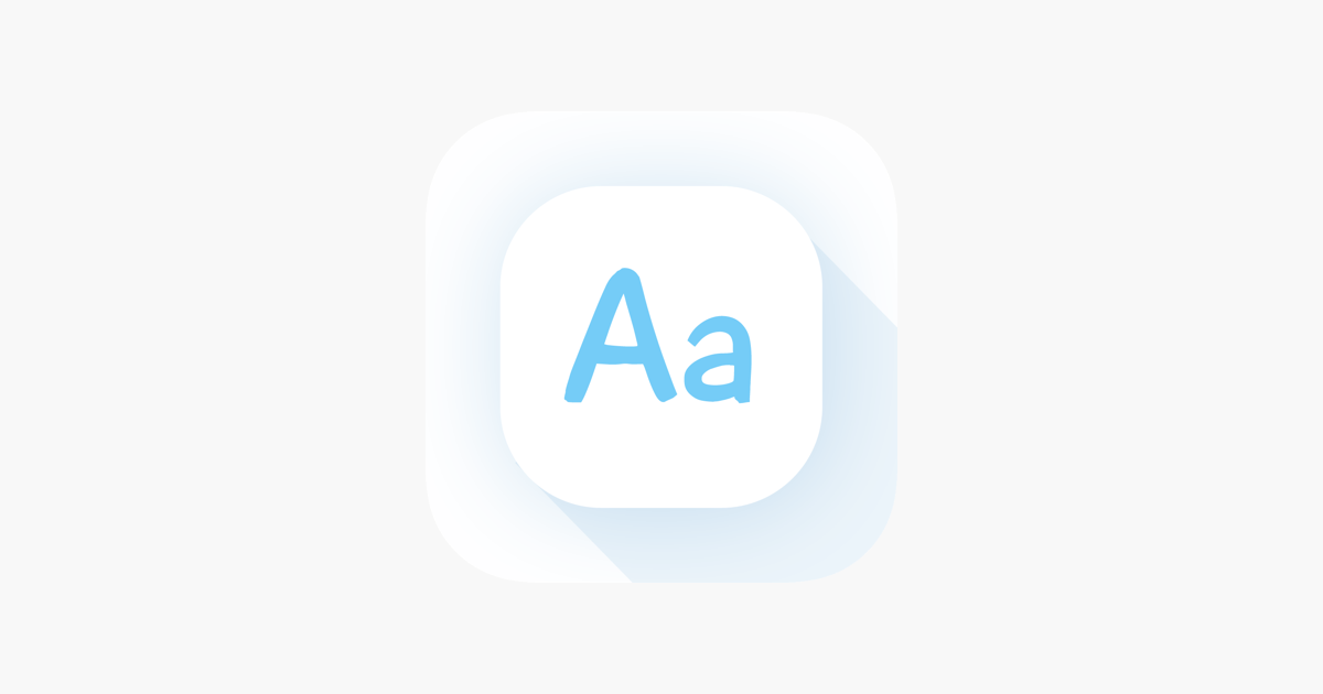 font apps for iOS